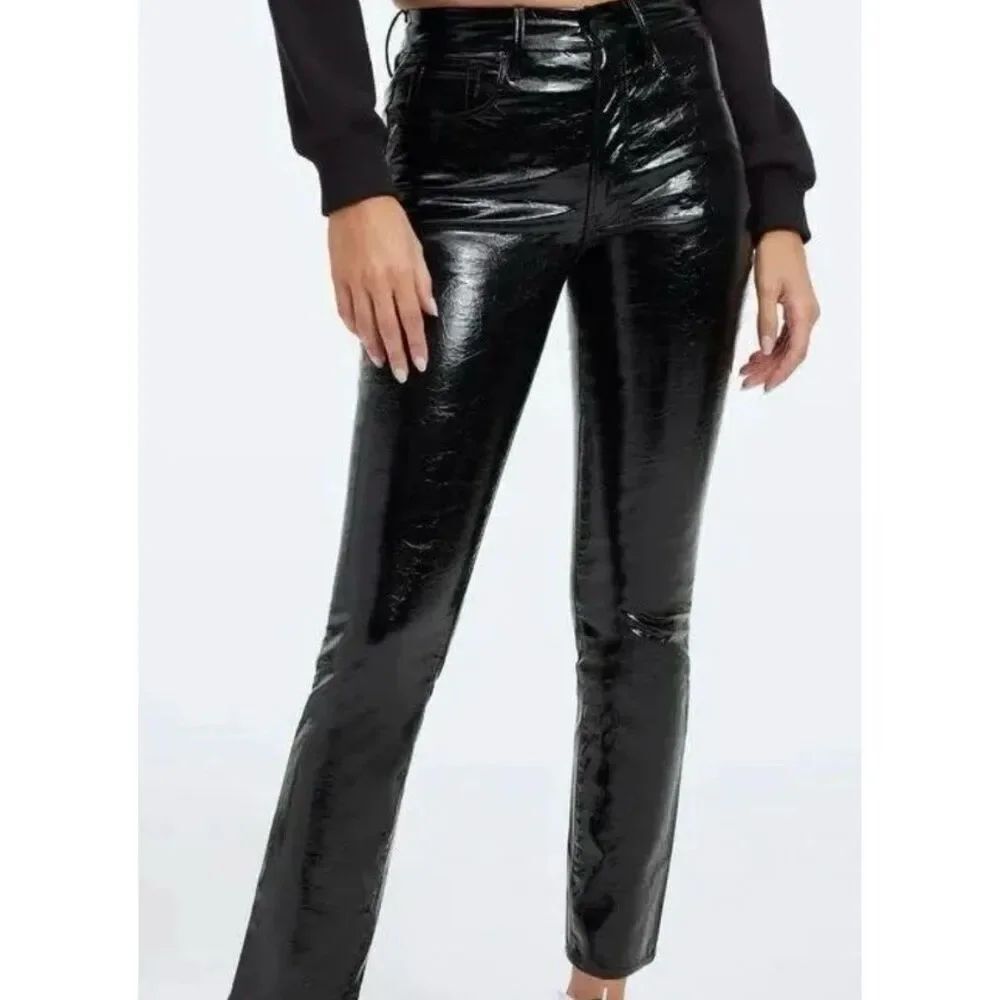 Good American Faux Leather pants size 0/25
